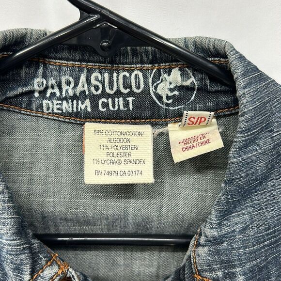 Womens Parasuco jeans jacket sz S - Picture 2 of 5